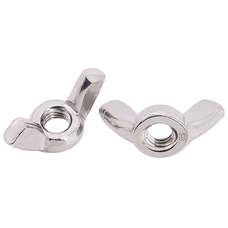[Australia - AusPower] - M5-0.8 (30 pcs) Stainless Steel Wing Nuts, 304 Stainless Steel 18/8, Thumb Nuts, Butterfly Nuts, DIN315 M5-0.8 30 
