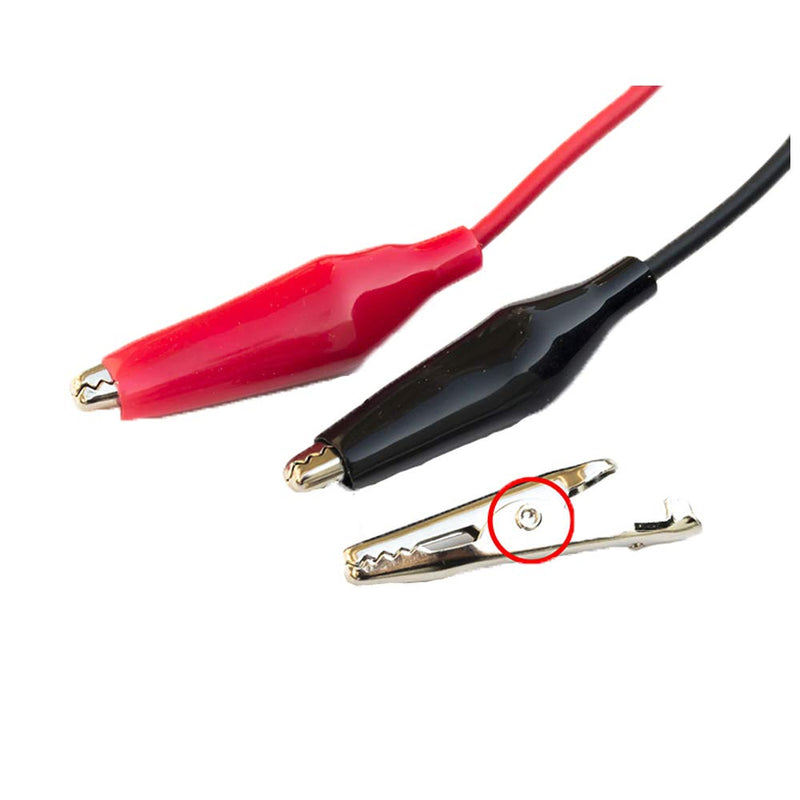 [Australia - AusPower] - Aofan Oscilloscope Cable BNC Male Plug to 2 Pcs 35mm Insulated Crocodile Clips 110cm BNC Plug to Crocodile Clip 