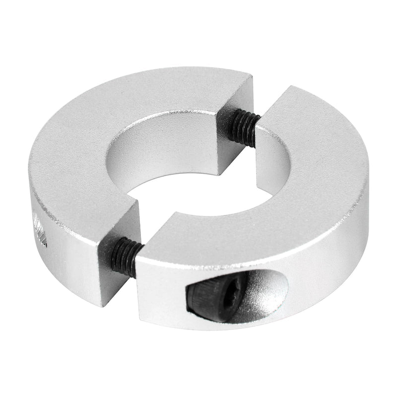 [Australia - AusPower] - (Pack of 4) Split Shaft Collar Bore 28mm, Aluminum Alloy Two Halves Clamping Collar for Shaft, 50mm OD, 18mm Thickness, with M4 Set Screws 28mm Bore Size 