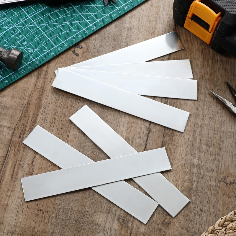 [Australia - AusPower] - 20 PCS Pure Zinc Anode Sheet Pure Zinc Electrode Strip 5.91 X 0.98 in Anode Plate for Plating and Electroplating Lab Research Science Project 