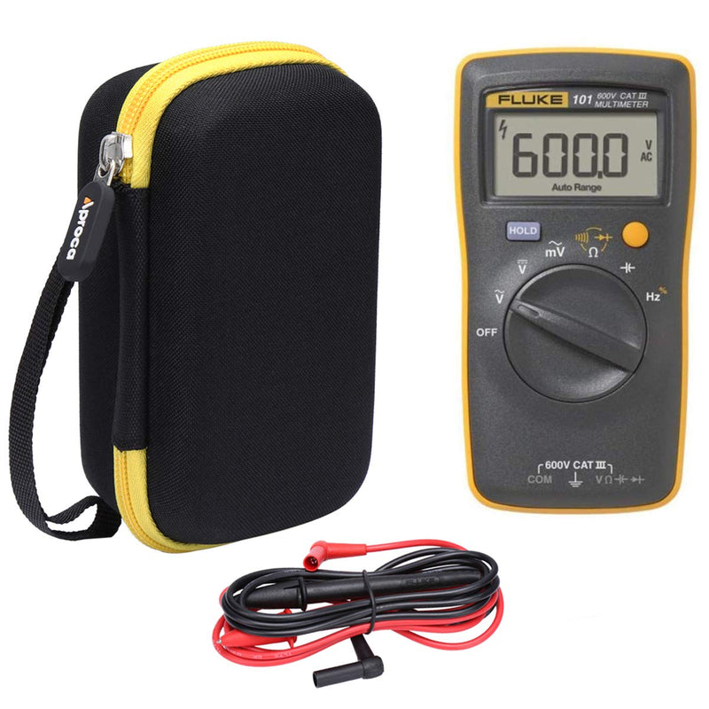 [Australia - AusPower] - Aproca Hard Carry Travel Case for Fluke 101 Basic Digital Multimeter 101 case 