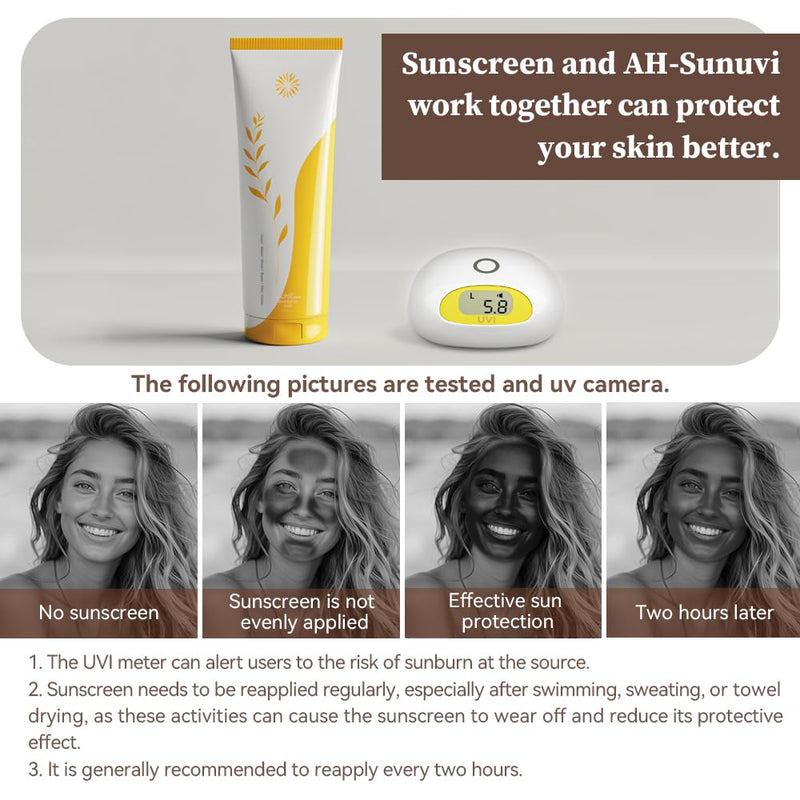 [Australia - AusPower] - Sunlight UV Index Meter, UV Injury Alarm, Sunburn Beep, Time Limit Without Use 