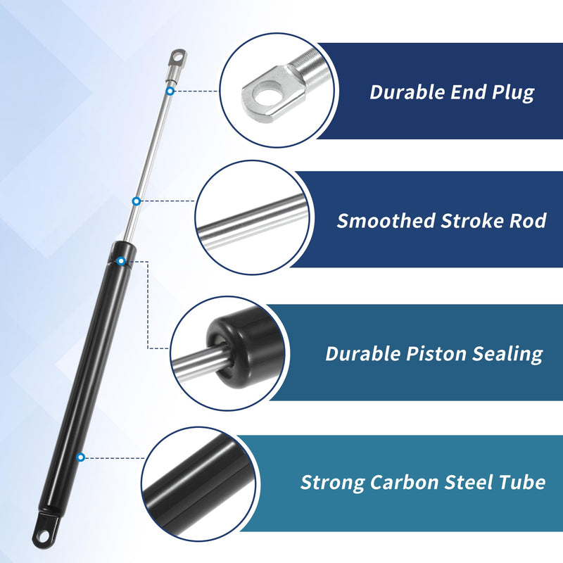 [Australia - AusPower] - 12 Inch 50Ib/223N/23kg Gas Springs, 12" Gas Struts Hydraulic Lift Support Toolbox Storage Box Window, 2 Pcs, Black 12inch 50lb 