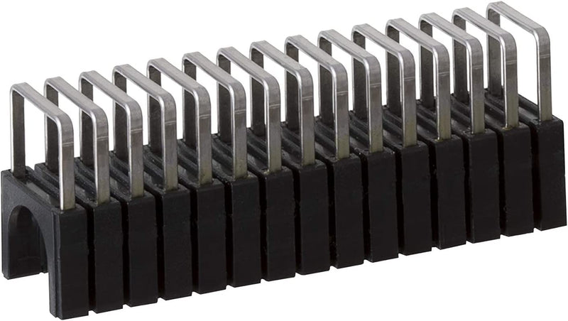 [Australia - AusPower] - Arrow 591189BLSS Genuine T59 Stainless Steel 5/16-Inch Leg Length by 5/16-Inch Crown Width Insulated Staples for Cable and Wiring, Black, 300 Count Hardware Staple 