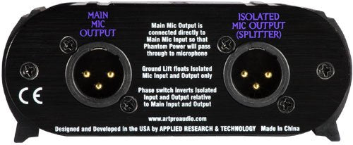 [Australia - AusPower] - ART Splitcom Pro 2 Way Microphone Splitter and Combiner, Monitor SPLITCOMPRO 