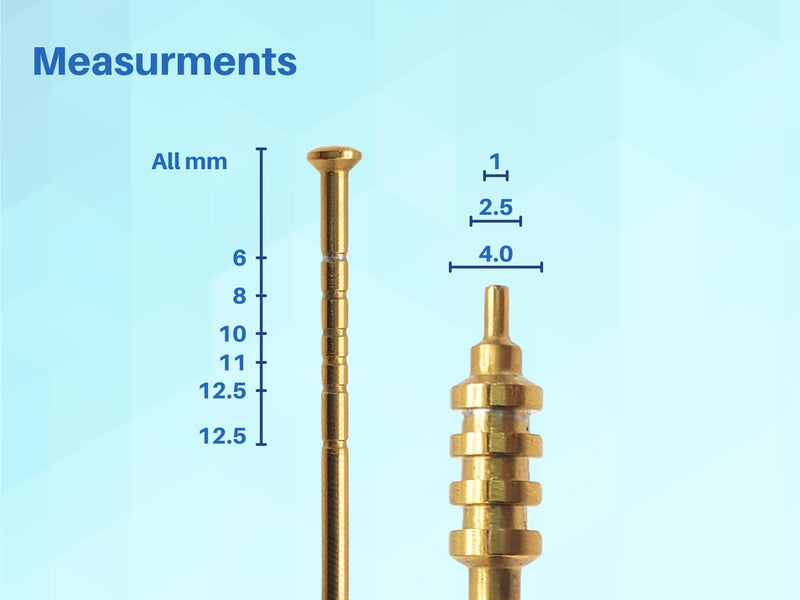 [Australia - AusPower] - Dental Implant Depth Probe Measuring Tool Gauge ARTMAN Brand 
