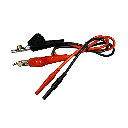 [Australia - AusPower] - Test Lead Alligator Angled Clip Bed-of-Nails (ABN) to Banana Female Silicone 0.5 m / 19" 