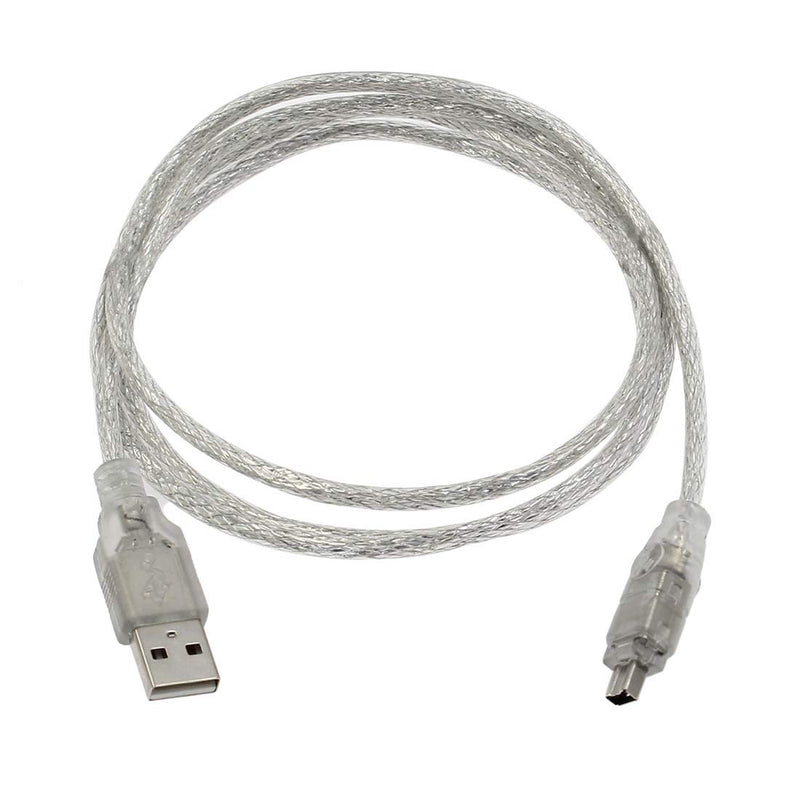 [Australia - AusPower] - Augiimor 3.8FT 4 Pin USB Male to Firewire IEEE Cable FireWire IEEE 1394 Cable/iLink FireWire Cable Cord 