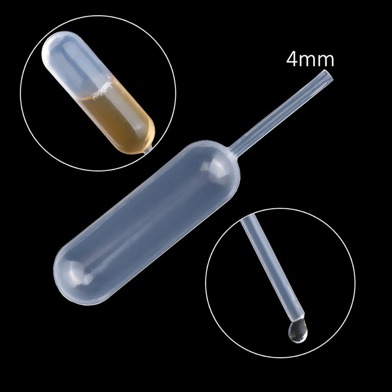 [Australia - AusPower] - Augshy Plastic Pipettes, 200pcs 4ml Cupcakes Pipettes Squeeze Transfer Pipettes Strawberry Pipettes Suitable for Chocolate, Cupcakes, Strawberries, Mini Cakes 200 