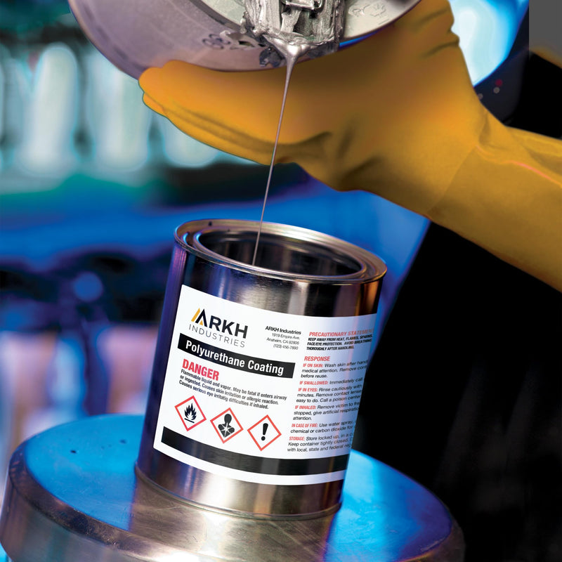 [Australia - AusPower] - Avery UltraDuty GHS Chemical Labels for Laser Printers, Waterproof, UV Resistant, 4.75 x 7.75, 100 Pk(60502) 1 Packs 