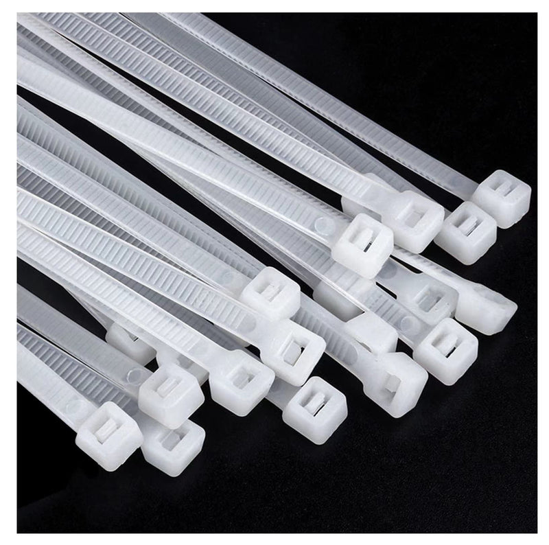 [Australia - AusPower] - Large zip ties 24 inch white heavy duty zip ties for outdoor use 50 pcs strong extra long cable ties big industrial plastic tie wraps 24inch(0.3wide50pcs) 