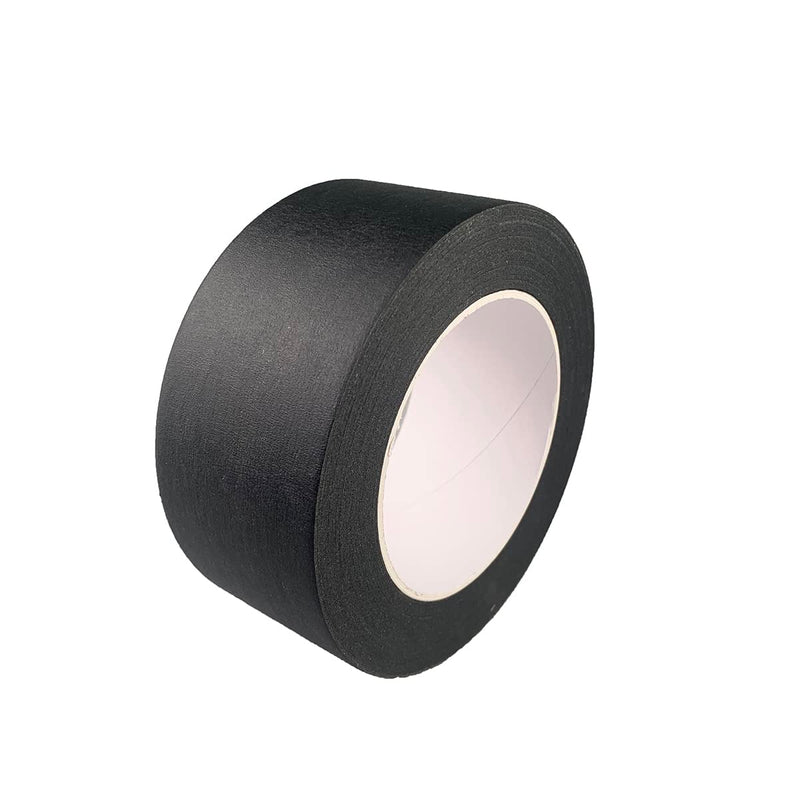 [Australia - AusPower] - 2 Inch Black Wide Masking Tape, Black Painters Tape for Home, Office, School Stationery, DIY Art, Crafts, Labeling (2 Inch X 55 Yard) 2 Inch X 55 Yard 