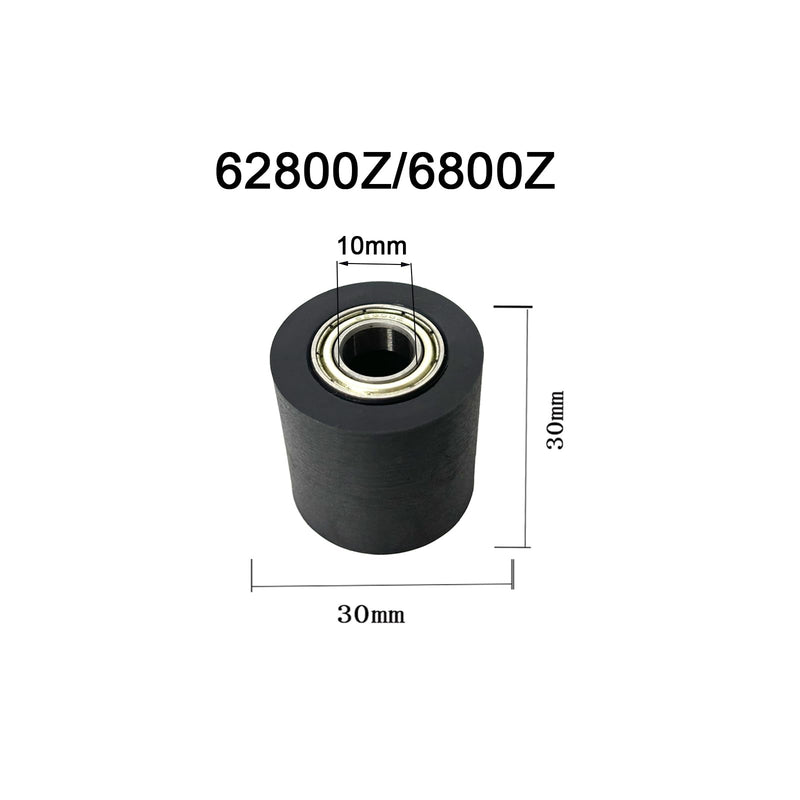 [Australia - AusPower] - Mechanical Pulley Bearings,Roller Idler Bearing Pulley，Chain Pulley,Tensioner Pulley Guide,Suitable for Street Bikes and Motorcycles（62800Z-10mm-4pack） 62800Z-4pack 