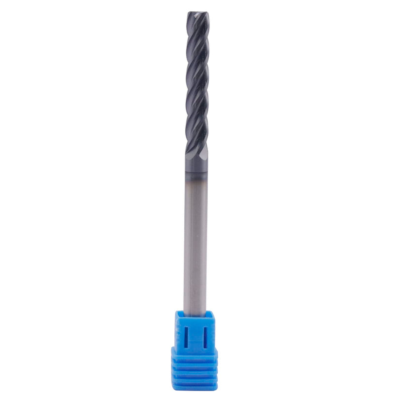 [Australia - AusPower] - BestParts High Performance Solid Carbide Long End Mill - AlTiN Coated, 30 Degree Helix, 4 Flute, 1/4" Cutting Diameter, 1/4" Shank Diameter, 1-1/2" Length of Cut, 4" Overall Length, Square End 