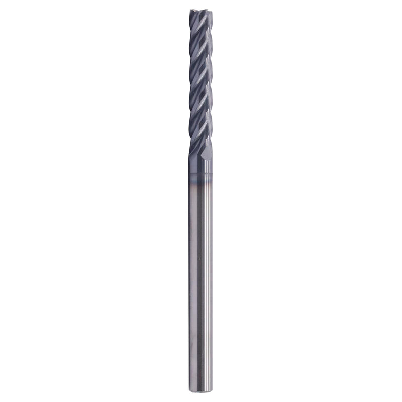 [Australia - AusPower] - BestParts High Performance Solid Carbide Long End Mill - AlTiN Coated, 30 Degree Helix, 4 Flute, 1/4" Cutting Diameter, 1/4" Shank Diameter, 1-1/2" Length of Cut, 4" Overall Length, Square End 