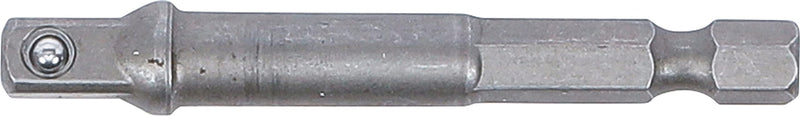 [Australia - AusPower] - BGS 9685-1 | Adapter for Drills | Drive External Hexagon 6.3 mm (1/4 Inch) / External Square Drive 6.3 mm (1/4 Inch) 1 piece. Output: external square 6.3 mm (1/4 inch) 