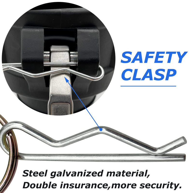 [Australia - AusPower] - 2PCS Camlock Fittings Poly C-100 1" Type C Standard Couplings Cam lock Fittings Polypropylene Cam Groove Fitting Female Camlock with a Hose Shank (1 inch, Type C) 1 Inch 