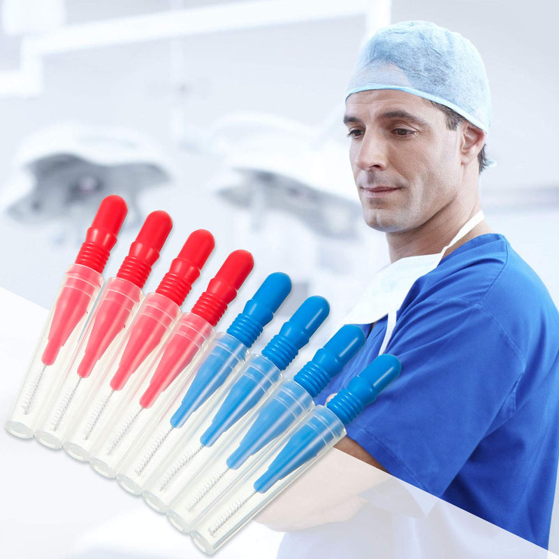 [Australia - AusPower] - Boao 250 Pcs Flossers Braces Brush Interdental Brush Teeth Soft Dental Picks Tooth Floss Interdental Brush Refill Dental Flosser Toothpick Cleaners Tooth Cleaning Dental Tool 