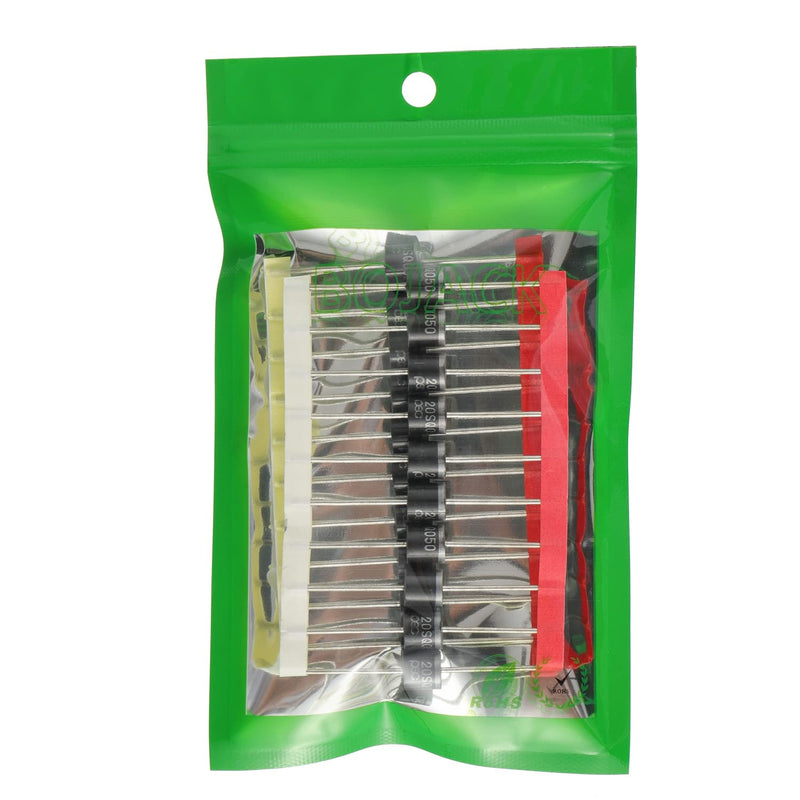 [Australia - AusPower] - BOJACK 20SQ050 20A 50V Schottky Blocking Diode, Rectifiers Diode,Diode Axial for Solar Panel?Pack of 20 Pcs? 
