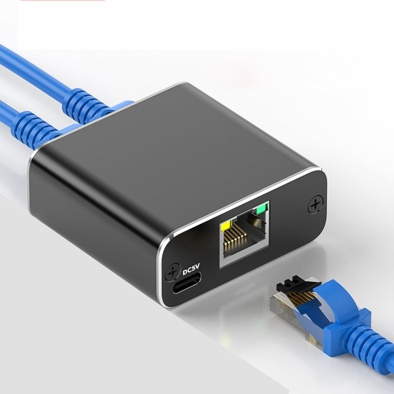 [Australia - AusPower] - Gigabit Ethernet Splitter 1 in 2 Out, BolAAzuL 1000Mbps 1x2 Splitter - LAN/Internet Cable Splitter - Cat5/6/7 Splitter 1 to 2, RJ45 Network Extension Connector | Plug&Play | Cost-Effective 