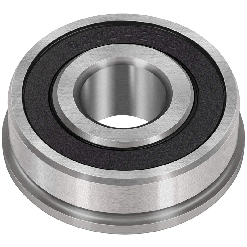 [Australia - AusPower] - Bonbo 10 Pcs Flanged Ball Bearings ID 1/2" x OD 1-3/8" for Lawn Mower Marathon Double Seal Precise Deep Groove Ball Bearings 1/2" x 1-3/8" 10pcs 