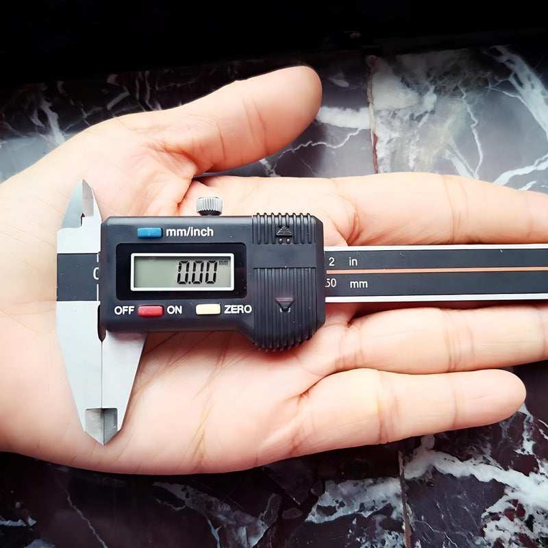[Australia - AusPower] - Electronic Digital Vernier Caliper, 50mm / 2in High Precision Portable Caliper Measuring Tool (Delivered Without Battery) 