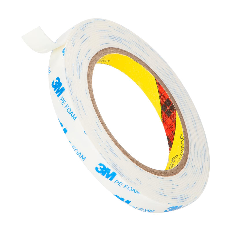 [Australia - AusPower] - 3M Double Sided Tape 0.5 in x 16.4ft Tape PE Foam Tape Strips for Crafts Picture Hanging Poster Alarm Sensor Arts DIY Home Deco 0.5"x16.4Ft 