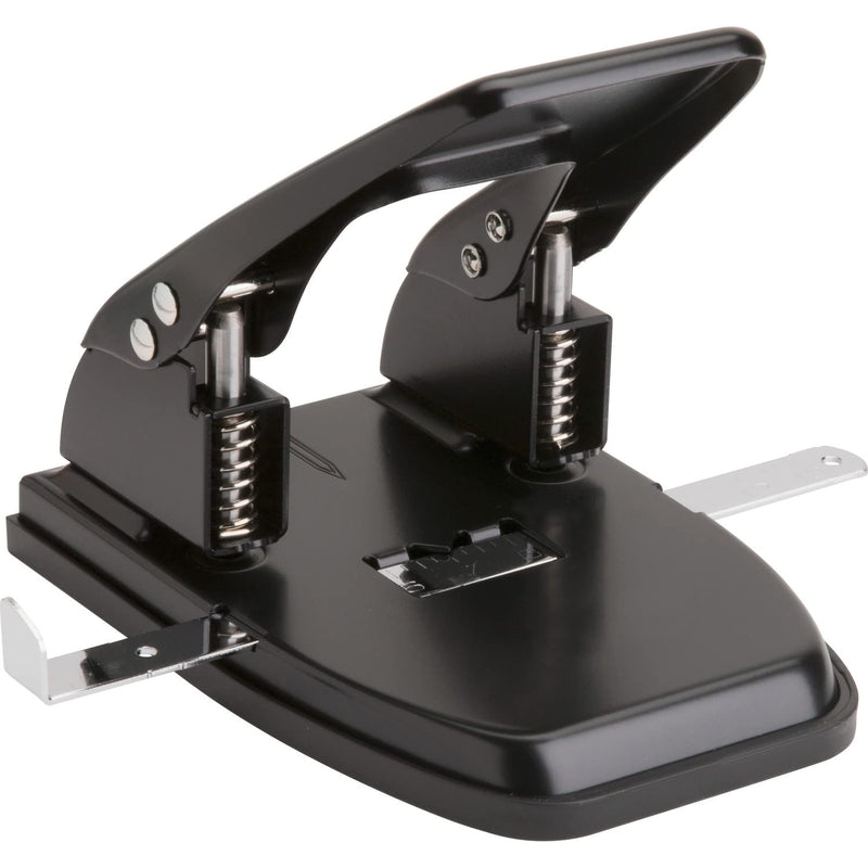 [Australia - AusPower] - Business Source 65626 2-Hole Punch, 9/32, 2-3/4 Center, 30 Sheet Capacity, Black Small (1-24) 