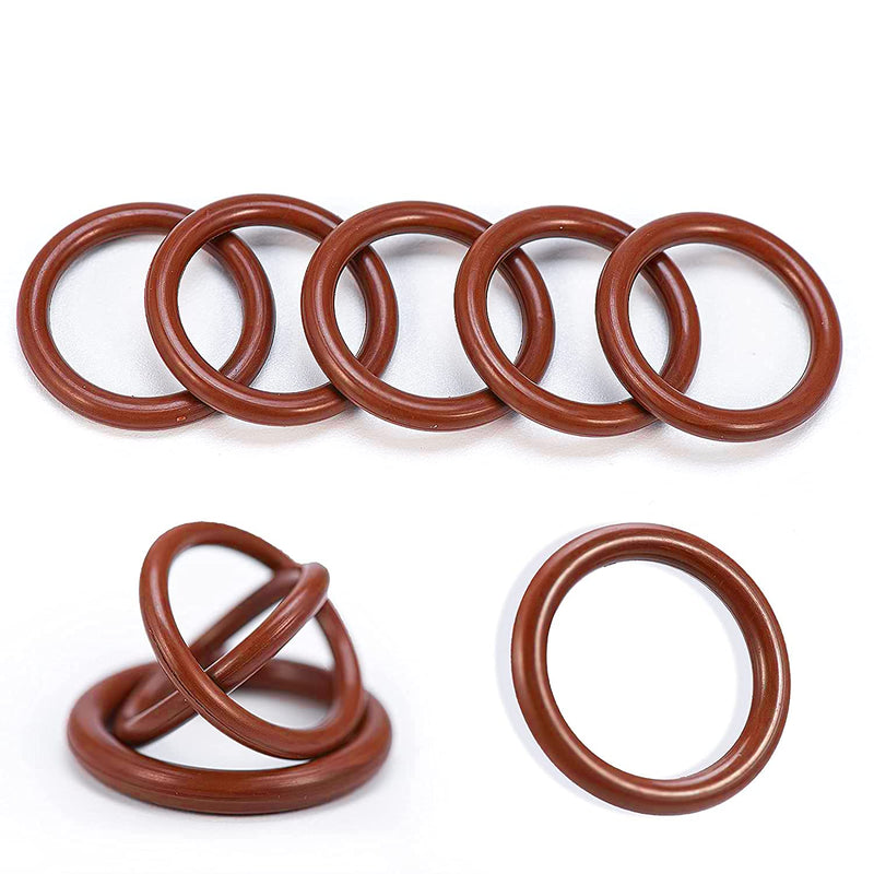 [Australia - AusPower] - BUSY-CORNER 185 Pieces FKM Brown O-Ring Kit,75A Durometer,18 Kind AS-568 Standard Sizes,ID 2.57mm-20.22mm Thickness 1.78mm 2.62mm 3.53mm 