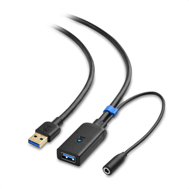 [Australia - AusPower] - Cable Matters Active USB Extension Cable 32.8 ft / 10m (USB 3.0 Extension Cable Male to Female) with Signal Booster for Hard Drive, Webcam and More 32.8 Feet 
