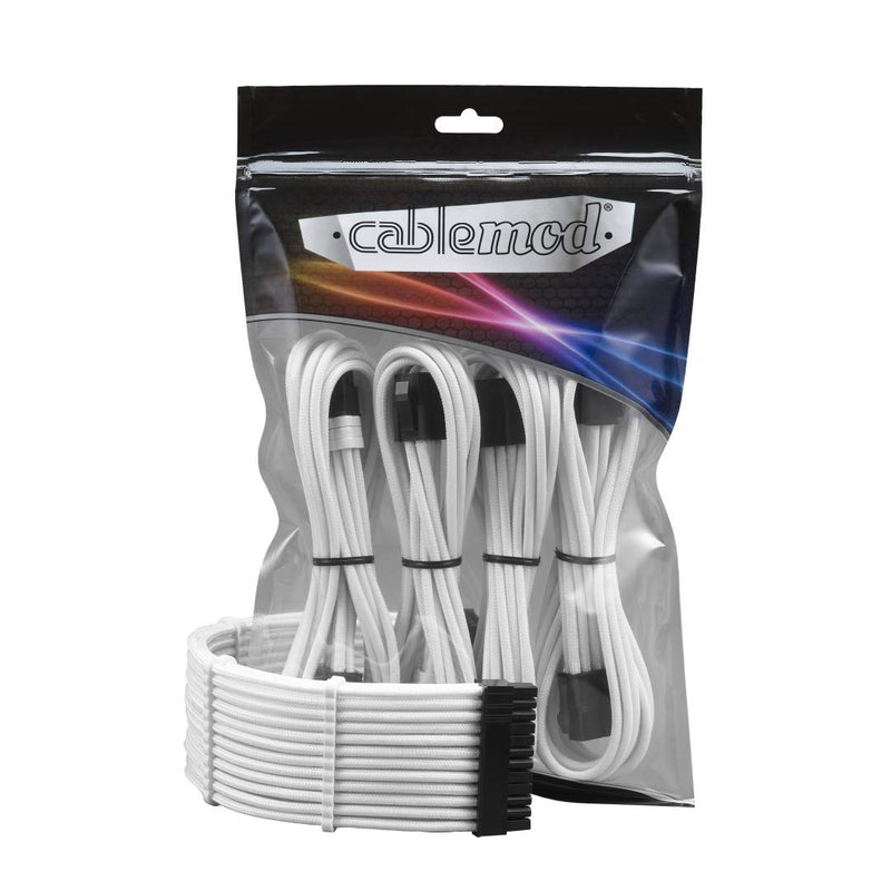 [Australia - AusPower] - CableMod 8+6 Series Pro ModFlex Sleeved Cable Extension Kit (White) Pro ModFlex Extension Kit (8+6 Series) White 