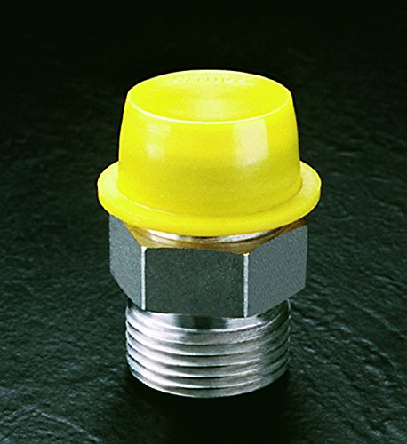 [Australia - AusPower] - Caplugs Plastic Tapered Cap and Plug with Wide Thick Flange WW-WF-35, PE-LD, Cap OD 2.074" Plug ID 2.312", Yellow (Pack of 5) 