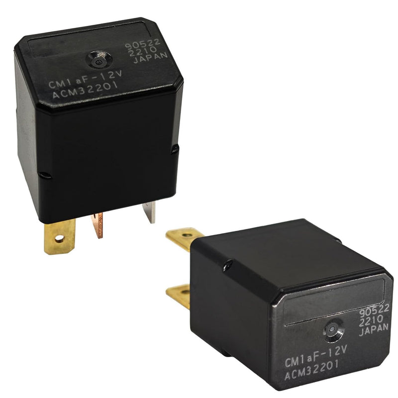 [Australia - AusPower] - Relay CM1af-12V ACM32201 (Pack of 2), Replaced ACM33221, Automotive Relay SPST 12VDC 4 Pins Plug-in Relay 