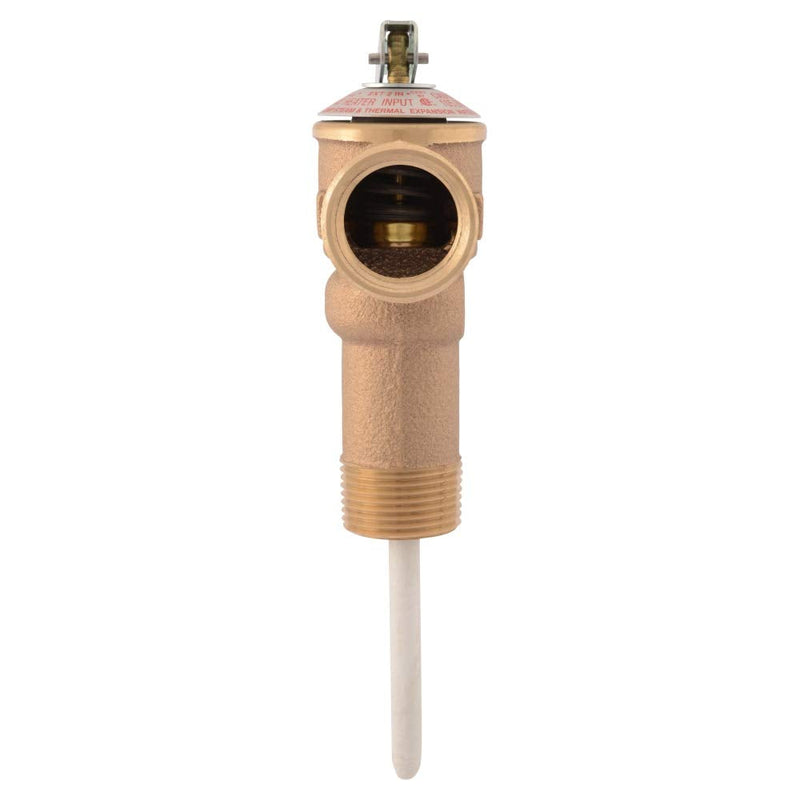 [Australia - AusPower] - Cash Acme 3/4 Inch NCLX-5L Temperature and Pressure Relief Valve, Push to Connect Brass Plumbing Fittings, Copper, CPVC Pipe, 150 PSI, 18821-0150 
