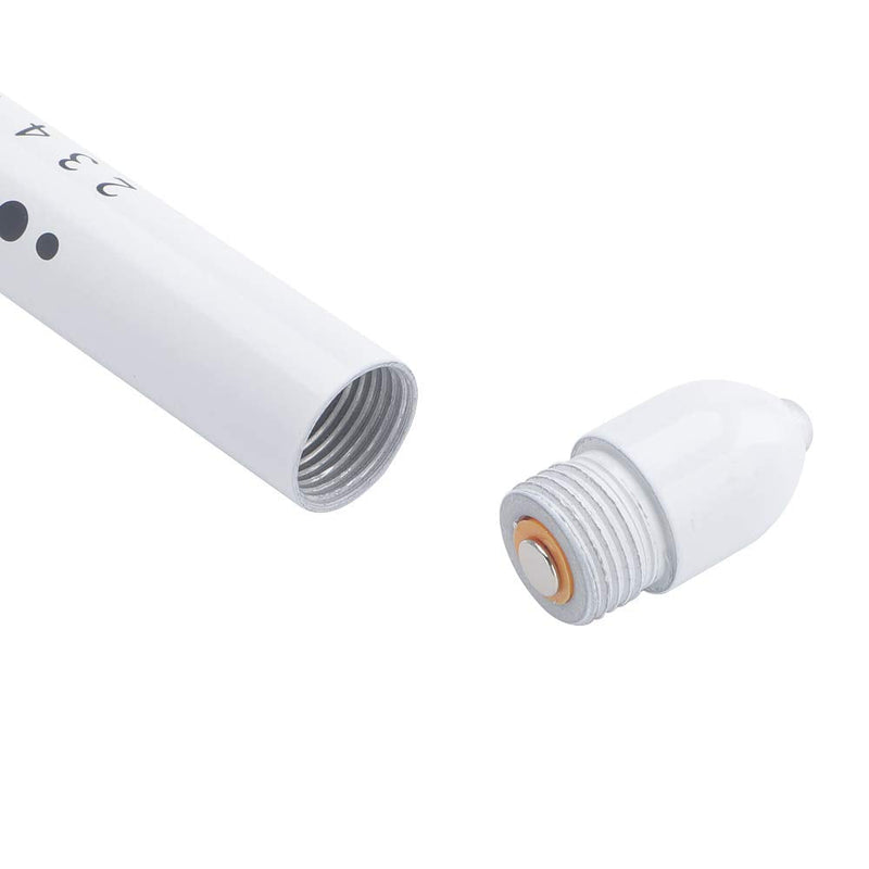 [Australia - AusPower] - CAVN Pen Light with Pupil Gauge LED Penlight for Nurses Doctors, 2 Pcs Reusable Medical Penlight for Nursing Students (Rose Gold/White) Rose Gold and White 