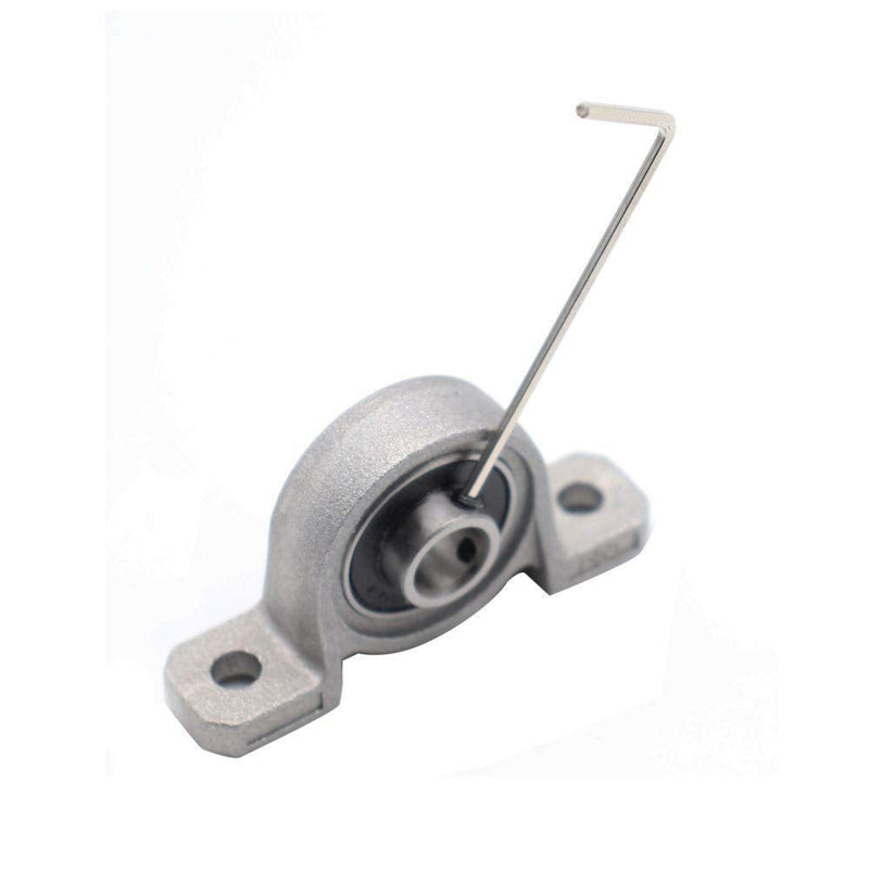 [Australia - AusPower] - 10Pcs 8mm Bore Diameter Pillow Block Ball Insert Bearing Rail Mounted 