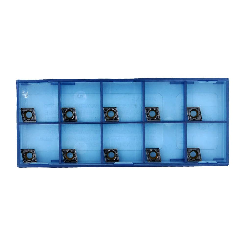 [Australia - AusPower] - CNC Carbide Inserts CCMT21.51 / CCMT060204-MD for Metal Cutting steel, Semi-Finishing chipbreaker for Turning Cutter, 10 PCS. 