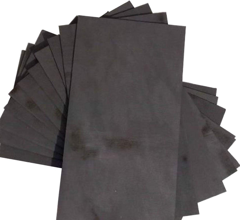 [Australia - AusPower] - CGjiogujio 10pcs 3.5 x 20 x 100mm 99.99% Pure Graphite Electrode Rectangle Plate Sheet 