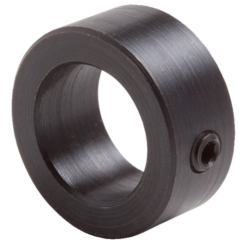 [Australia - AusPower] - MC-22 Black Oxide Plated Steel Set Screw Collar, Metric, 22mm Bore Size, 36mm Outside Diameter, M6 x 6mm Set Screw 