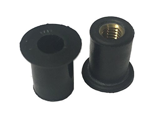 [Australia - AusPower] - 25 Rubber Well Nuts M5-.8 .554 Length 3/8" Hole 
