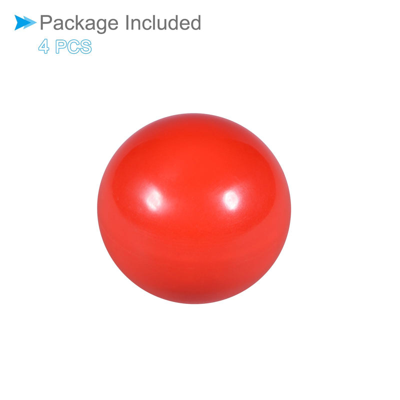 [Australia - AusPower] - Thermoset Ball Knobs, M10 Female Thread 40mm Diameter, Plastic Metric Hand Screw Grip Red - (Applications: for Lathe Machinery Lever Handle), 4-Pieces M10 x 40mm 