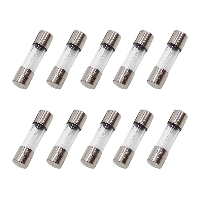 [Australia - AusPower] - 10 Pack F2AL250V 5 X 20MM 2A Fast-Blow Fuse 2Amp 250V Glass Fuse Fast Acting Fuse 