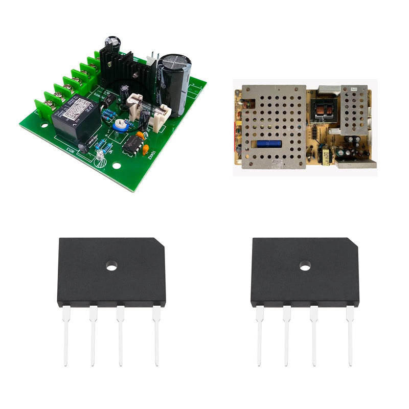 [Australia - AusPower] - Create idea 10pcs GBJ2510 25A 1000V Bridge Rectifier Through Hole Flat Diode Bridge Rectifier for Switching Power Supply LED Light Electronic Circuits 
