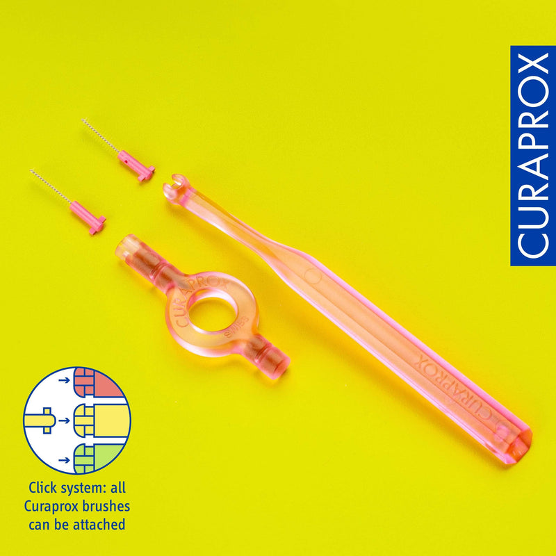 [Australia - AusPower] - Curaprox CPS 08 Prime Refill Interdental Brushes, 8-Piece Refill Pack interdental brushes CPS 08 prime, 0.8 mm to 3.2 mm, Pink 1 Count (Pack of 1) 