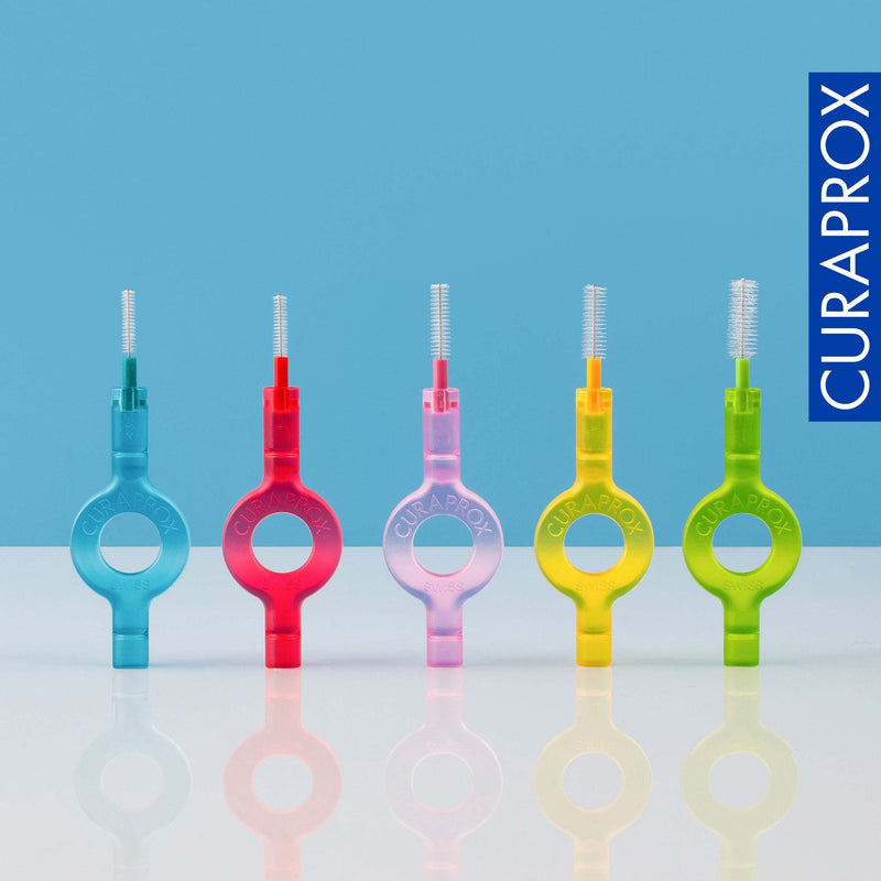[Australia - AusPower] - Curaprox CPS 08 Prime Refill Interdental Brushes, 8-Piece Refill Pack interdental brushes CPS 08 prime, 0.8 mm to 3.2 mm, Pink 1 Count (Pack of 1) 