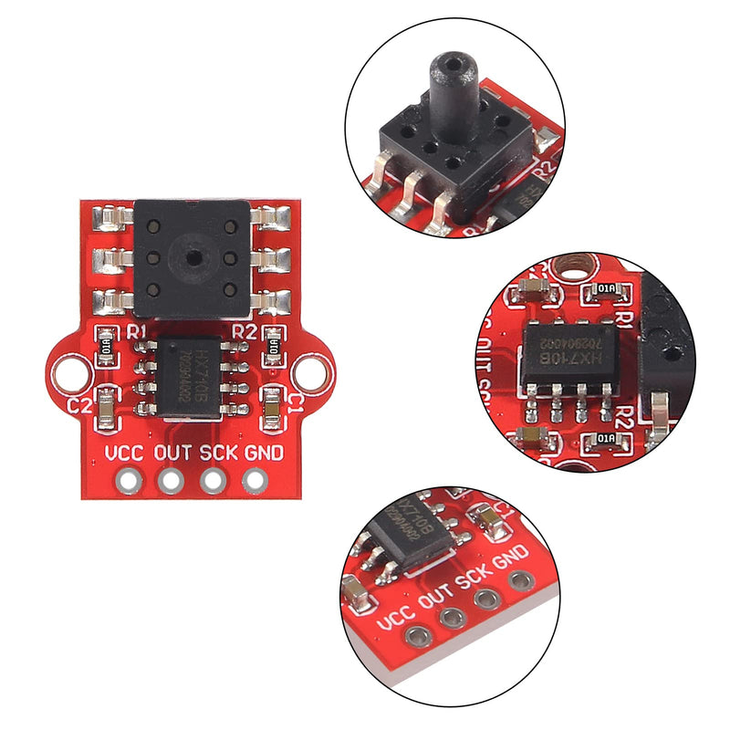 [Australia - AusPower] - 6pcs 3.3-5V Digital Barometric Air Pressure Sensor Module Liquid Water Level Controller Board 0-40KPa for Arduino 