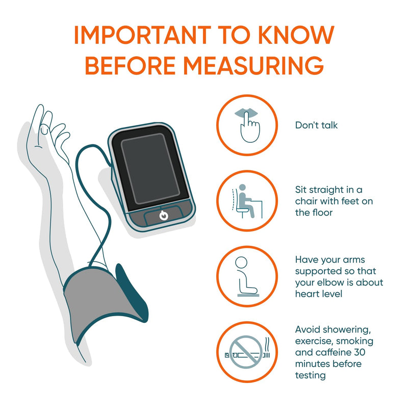 [Australia - AusPower] - Dario Blood Pressure Monitor for Home Use Gen2 Automatic Machine, LCD Backlit Display, Large Adjustable Arm Cuff (8.75-16.5in) Smart Bluetooth App & Carry Case 