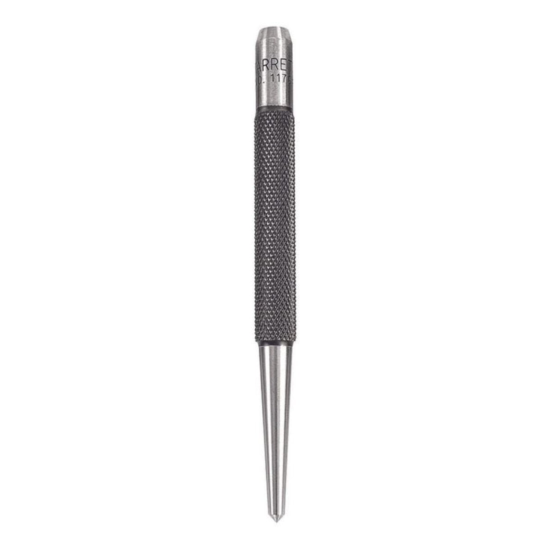 [Australia - AusPower] - Starrett 117C Round Shank Centre Punch, 4" Length, 1/8" Tapered Tip Diameter 3 mm Dia x 100 mm L Single 
