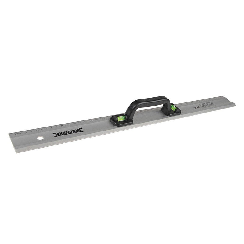 [Australia - AusPower] - Silverline 571509 Aluminium Rule with Spirit Level 900mm 