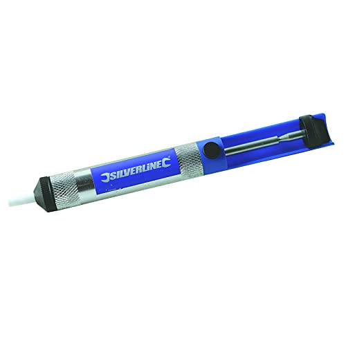 Silverline 633609 Desoldering Pump Metal 185mm Single